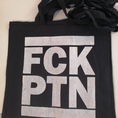 FCK PTN kangaskassi, musta